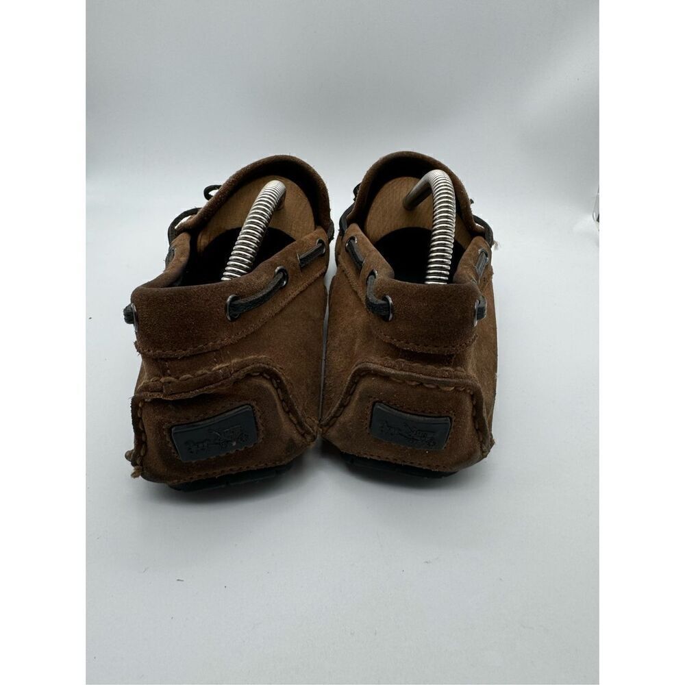 Coach Mens Loafers‎ (Brown Suede Driving Shoes) Size 10.5 - Picture 4 of 6